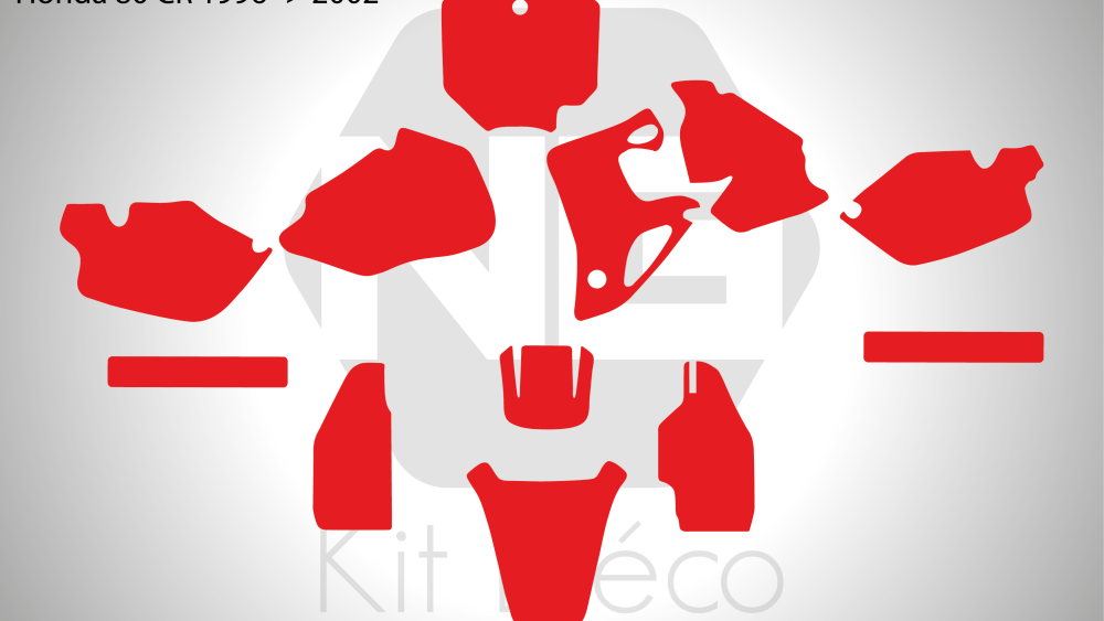 gabarit template honda 80 cr 1996 1997 1998 1999 2000 2001 2002 motocross mx vector