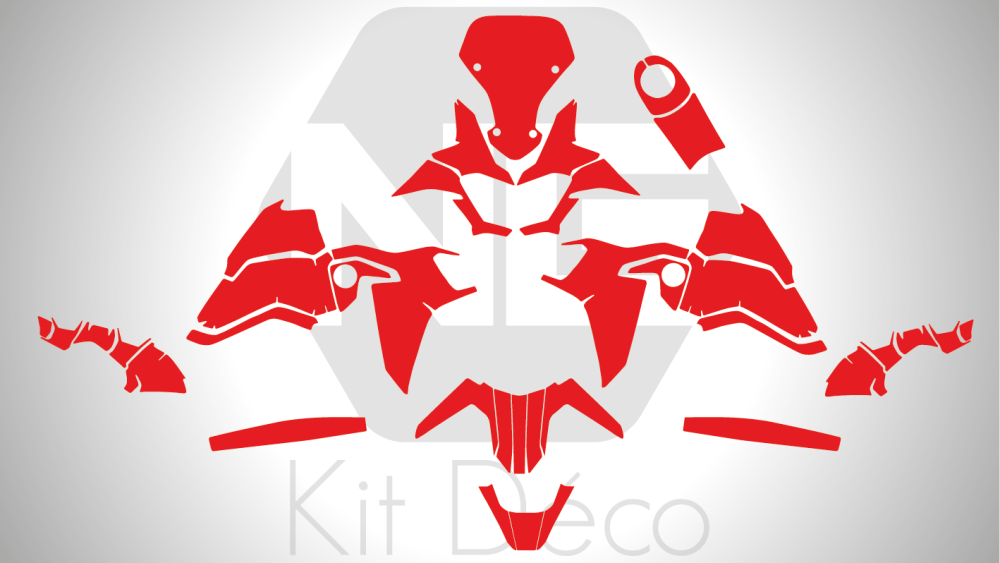 gabarit template honda africa twin crf 1000 L 2015 2016 2017 2018 2019