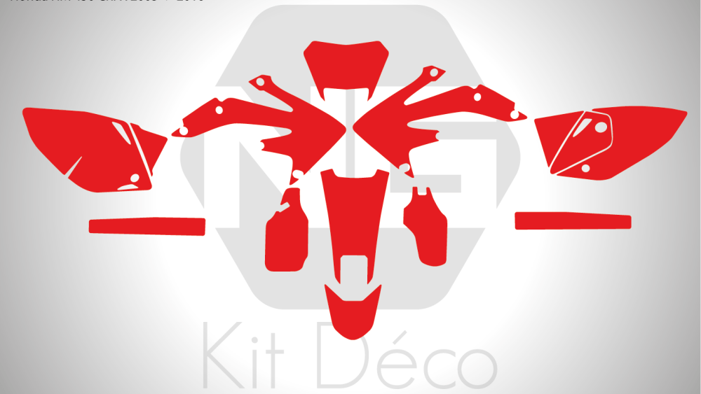 gabarit template honda hm 450 crfx 2005 2006 2007 2008 2009 2010 2011 2012 2013 2014 2015 2016 enduro vector_Plan de travail 1