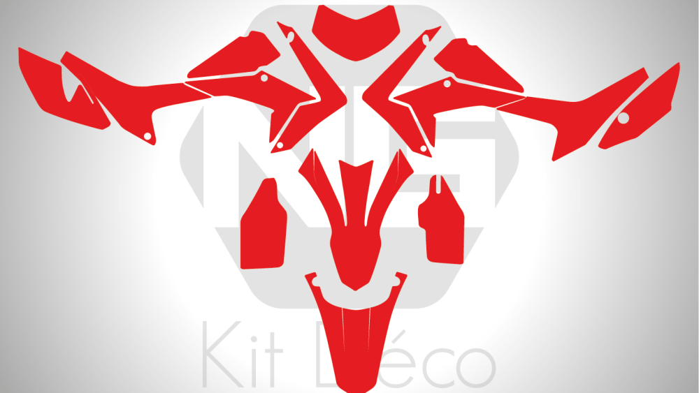 gabarit template honda hm crf 250 l 2012 2013 2014 2015 2016 enduro vector_Plan de travail 1