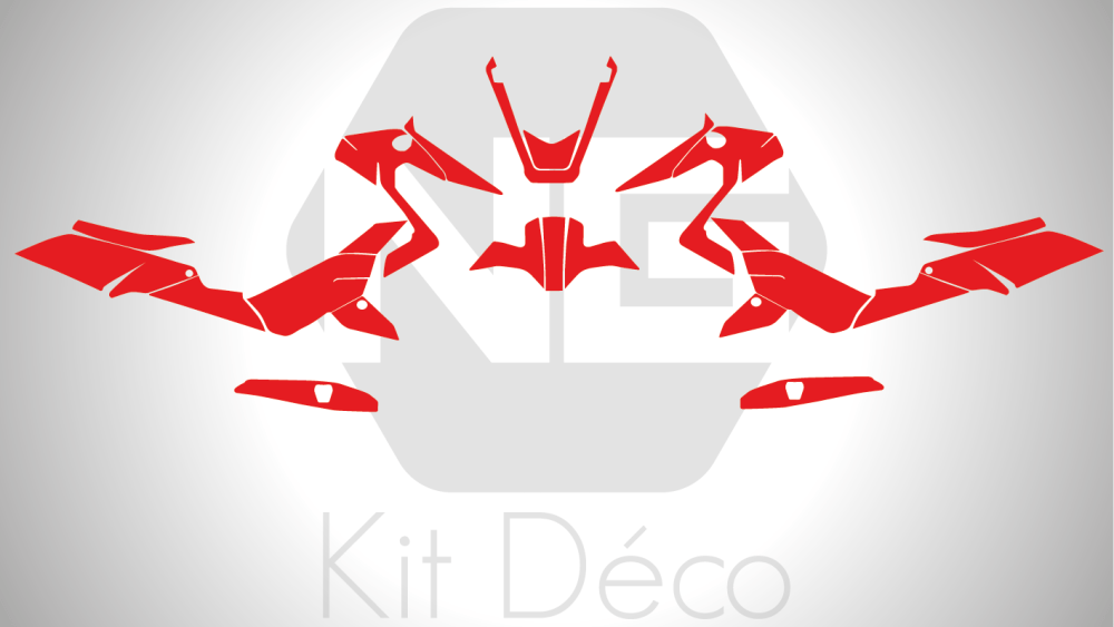 Gabarit / Template HONDA 750 X ADV 2017 -> 2020