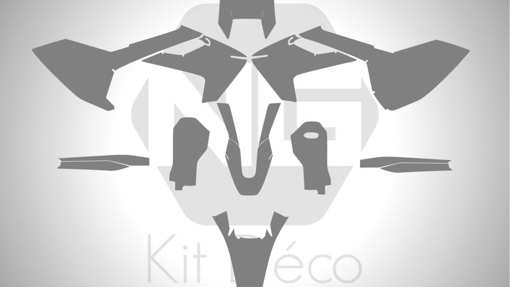 gabarit template husqvarna 125 250 300 350 450 501 te fe 2017 2018 2019 enduro vector