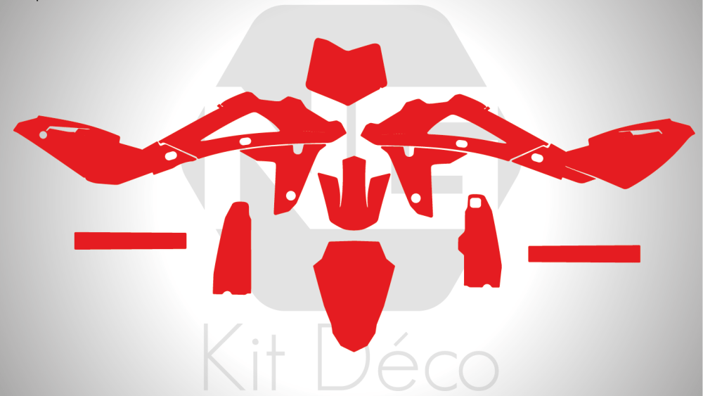 Gabarit / Template HUSQVARNA 250 / 310 / 450 / 510 TC 2008 -> 2013