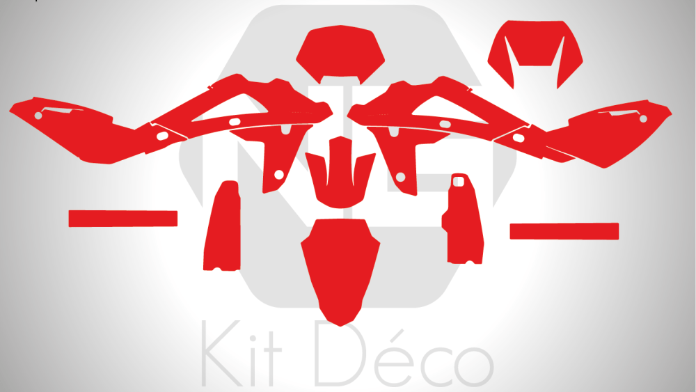 Gabarit / Template HUSQVARNA TE 250 / 310 / 450 / 510 TE 2008 -> 2013