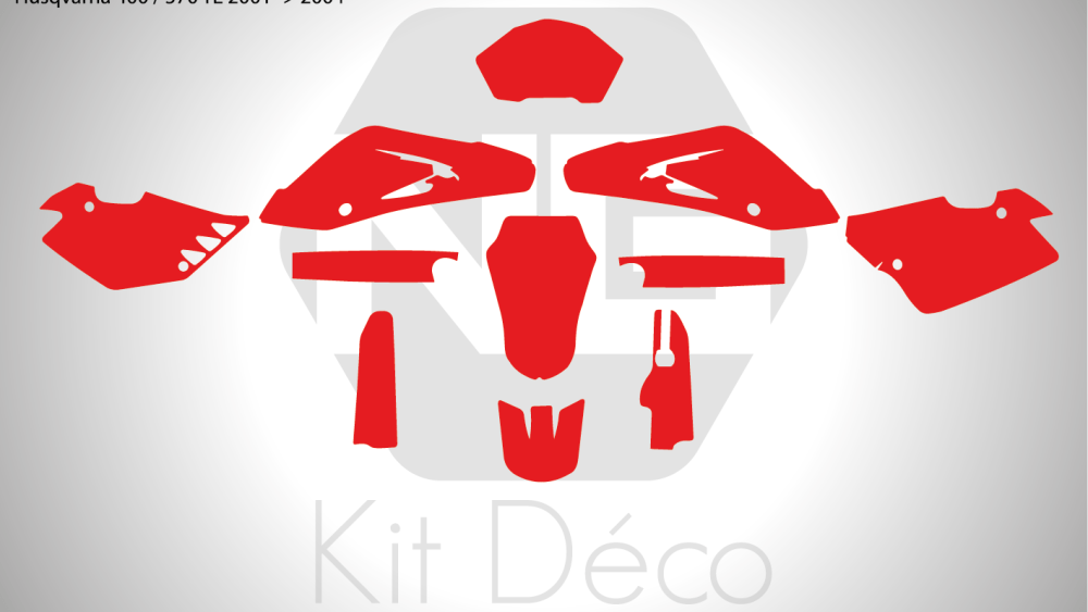 gabarit template husqvarna te 400 570 2001 2002 2003 2004