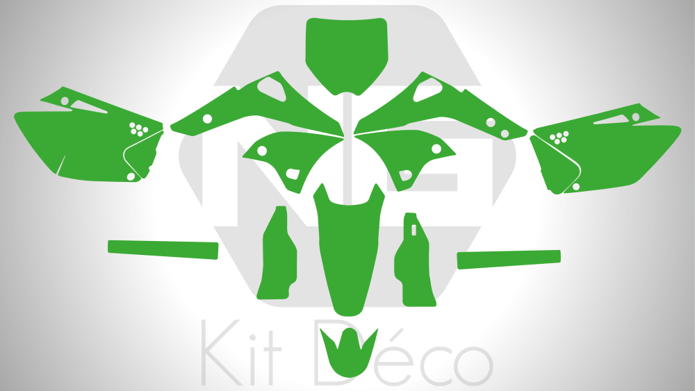 Gabarit / Template KAWASAKI 250 KXF 2006 -> 2008
