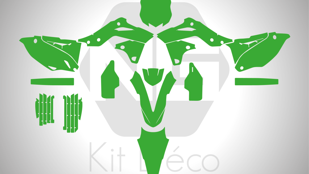 gabarit template kawasaki 250 kxf 2013 2014 2015 2016 motocross mx vector