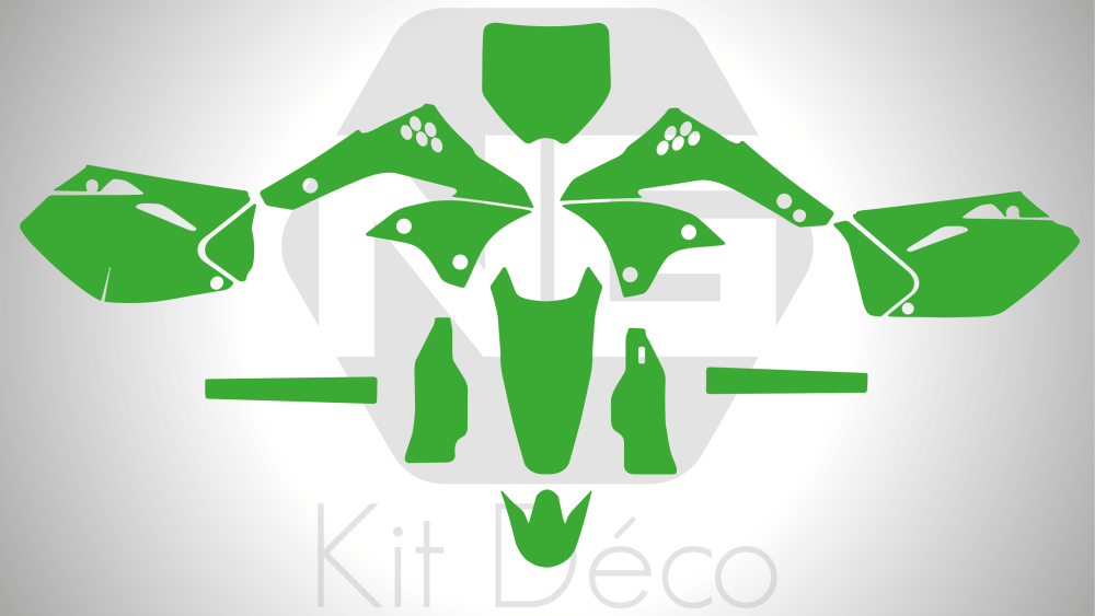 Gabarit / Template KAWASAKI 450 KXF 2006 -> 2008