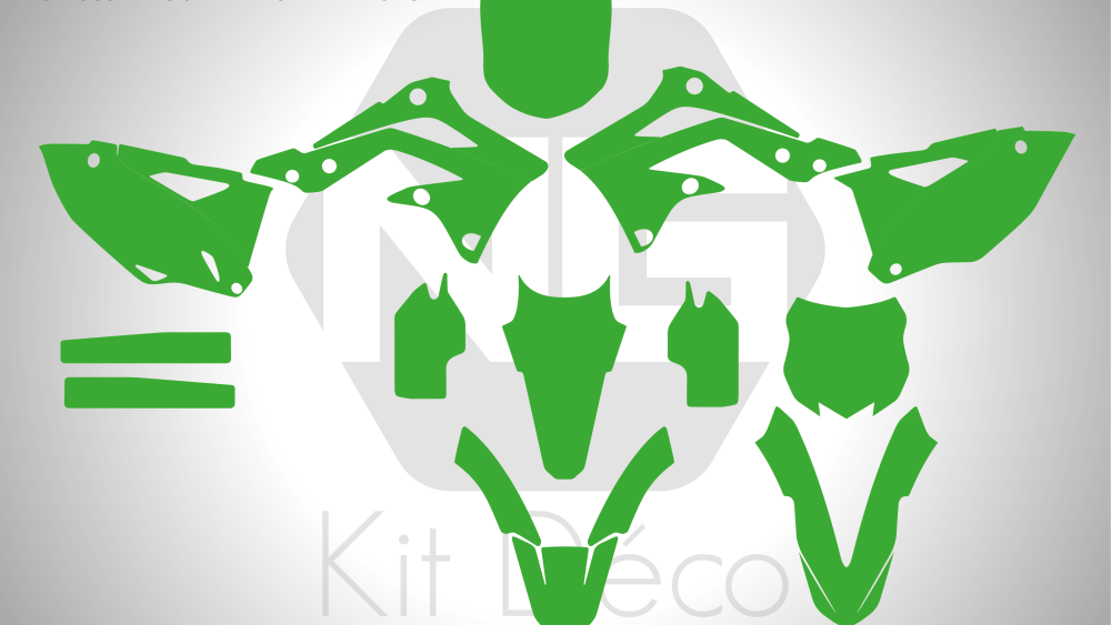 gabarit template kawasaki 450 kxf 2012 2013 2014 2015 motocross mx vector