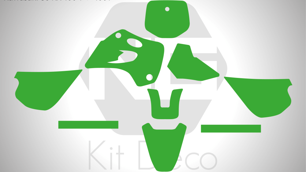 Gabarit / Template KAWASAKI 80 KX 1994 -> 1997