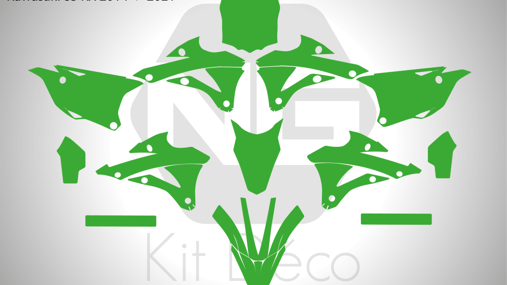 Gabarit / Template KAWASAKI 85 KX 2014 -> 2021