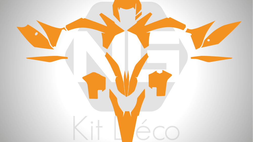 Gabarit / Template KTM 125 / 250 / 300 / 350 / 450 / 500 EXC EXCF TPI XCW 2012 -> 2013