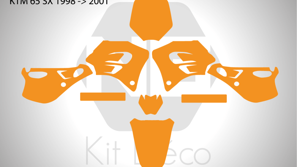 gabarit template ktm 65 sx 1998 1999 2000 2001 motocross mx vector