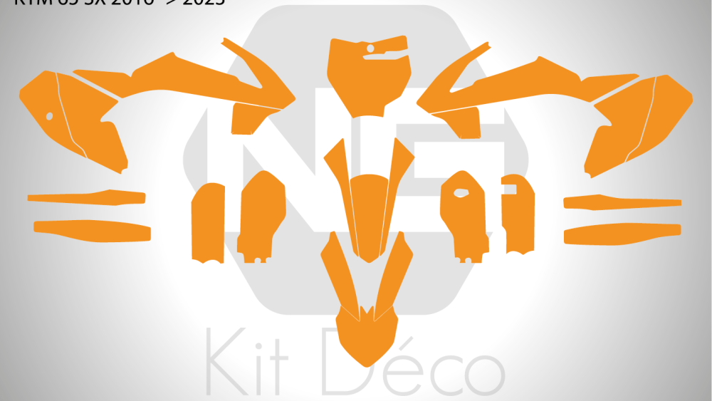 gabarit template ktm 65 sx 2016 2017 2018 2019 2020 2021 2022 2023 motocross mx vector