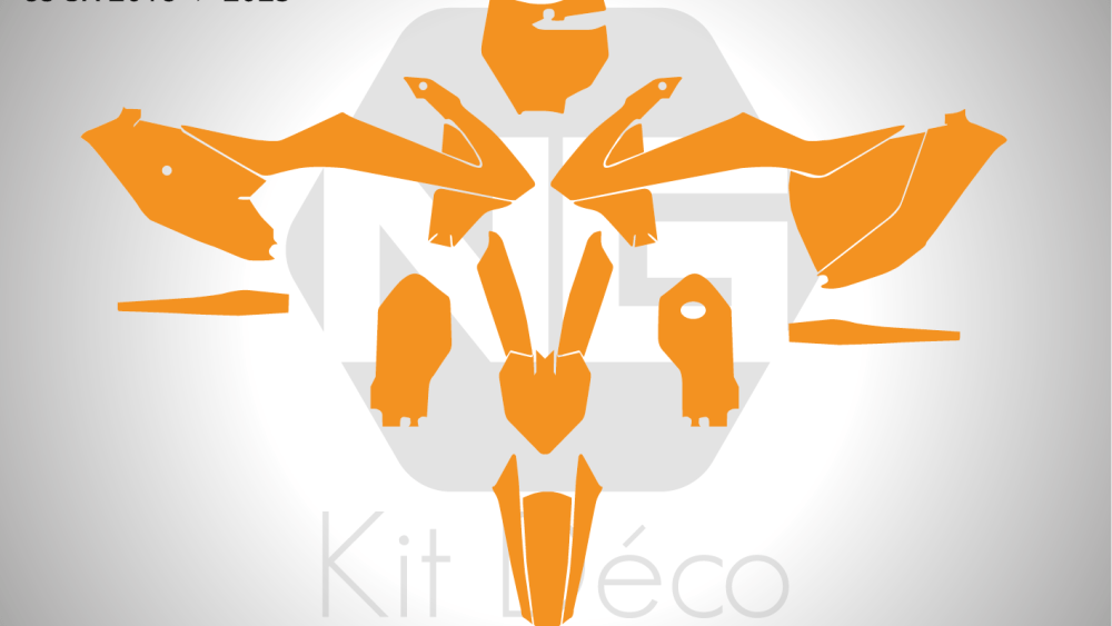 gabarit template ktm 85 sx 2018 2019 2020 2021 2022 2023 motocross mx vector