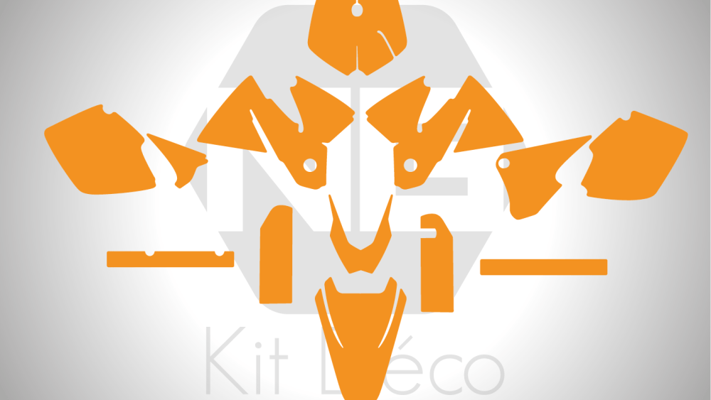 gabarit template ktm sx sxf 125 250 350 450 1998 1999 2000 motocross mx vector