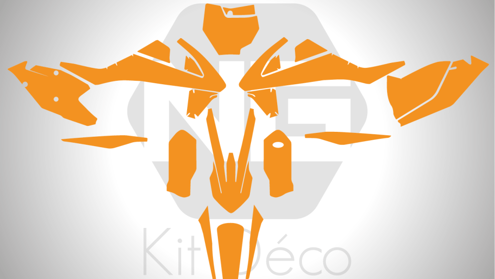 Gabarit / Template KTM 125 250 350 450 SX / SXF 2016 -> 2018