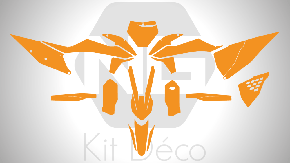 Gabarit / Template KTM 125 250 350 450 SX / SXF 2019 -> 2022