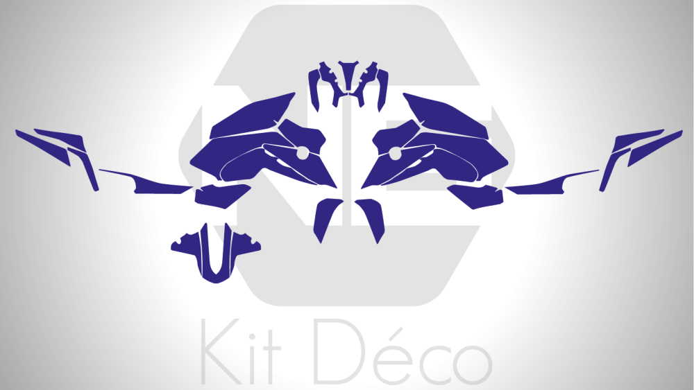 Gabarit / Template YAMAHA MT 07 / FZ 07 2021 -> 2022