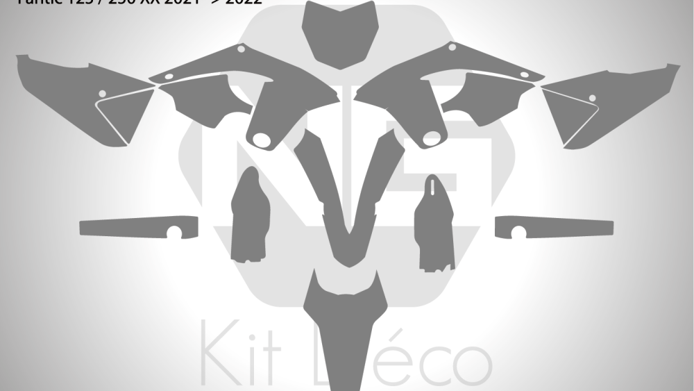 gabarit template motocross fantic 125 250 xx 2021 2022