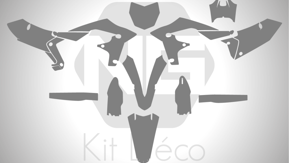 Gabarit / Template FANTIC 250 XXF 2021 -> 2024 / 450 XXF 2021 -> 2022