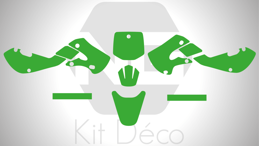 gabarit template motocross kawasaki 65 kx 110 klx ng