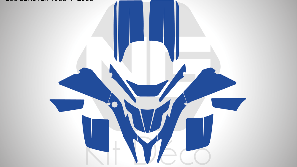 Gabarit / Template YAMAHA 200 BLASTER 1988 -> 2006