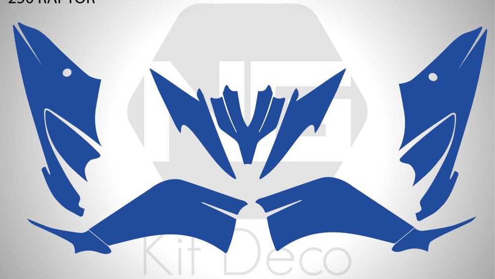 Gabarit / Template YAMAHA 250 YFM RAPTOR