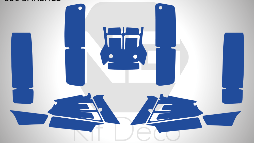 gabarit template pour quad yamaha 350 banshee atv vector_Plan de travail 1