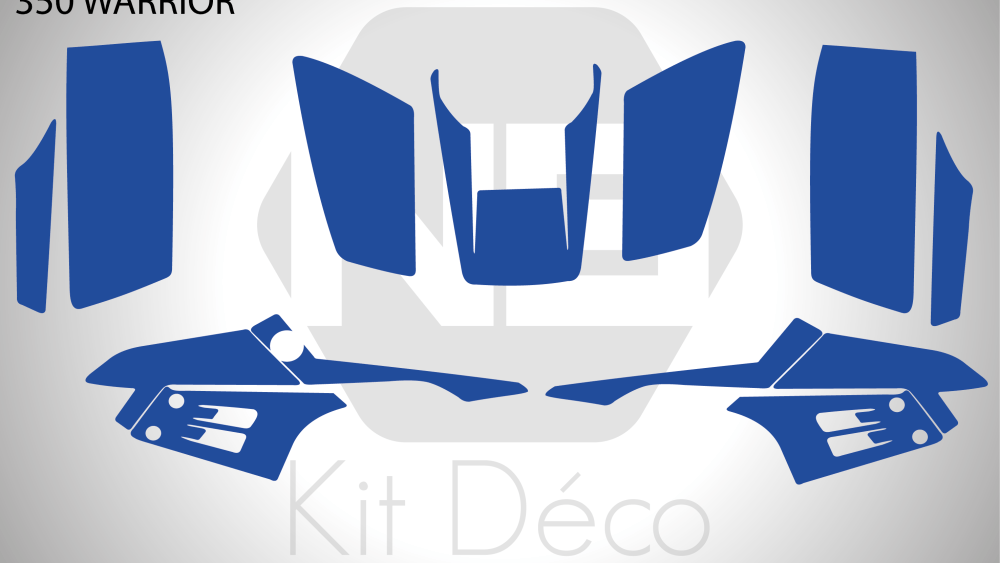 Gabarit / Template YAMAHA 350 WARRIOR