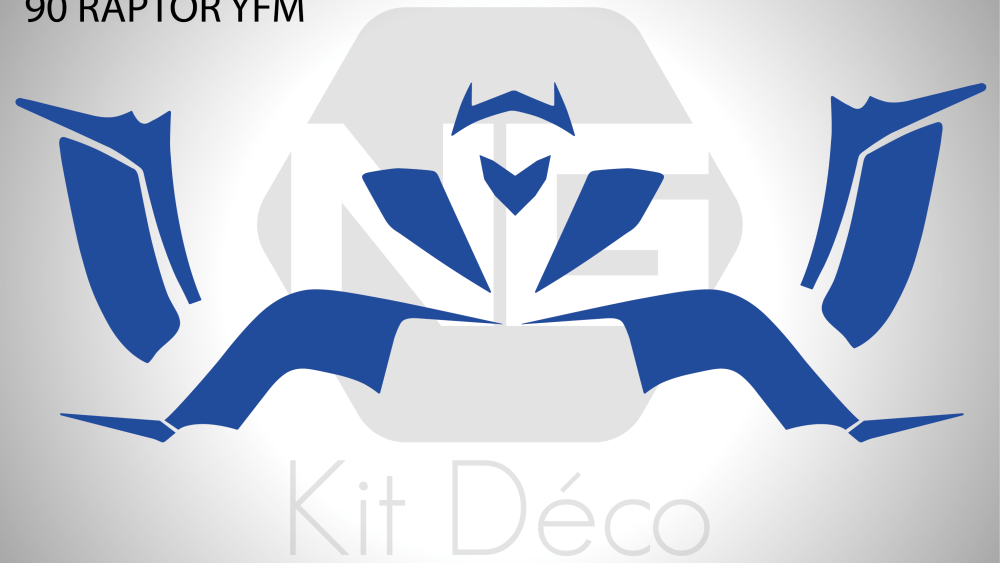 gabarit template pour quad yamaha 90 yfm raptor atv vector_Plan de travail 1