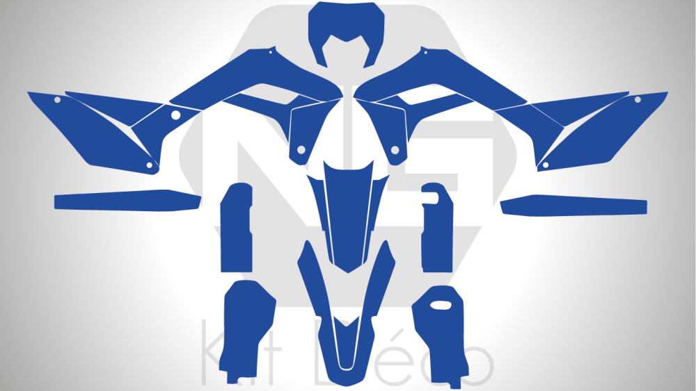 Gabarit / Template SHERCO 125 / 250 / 300 / 450 SE et SEF 2017 -> 2023