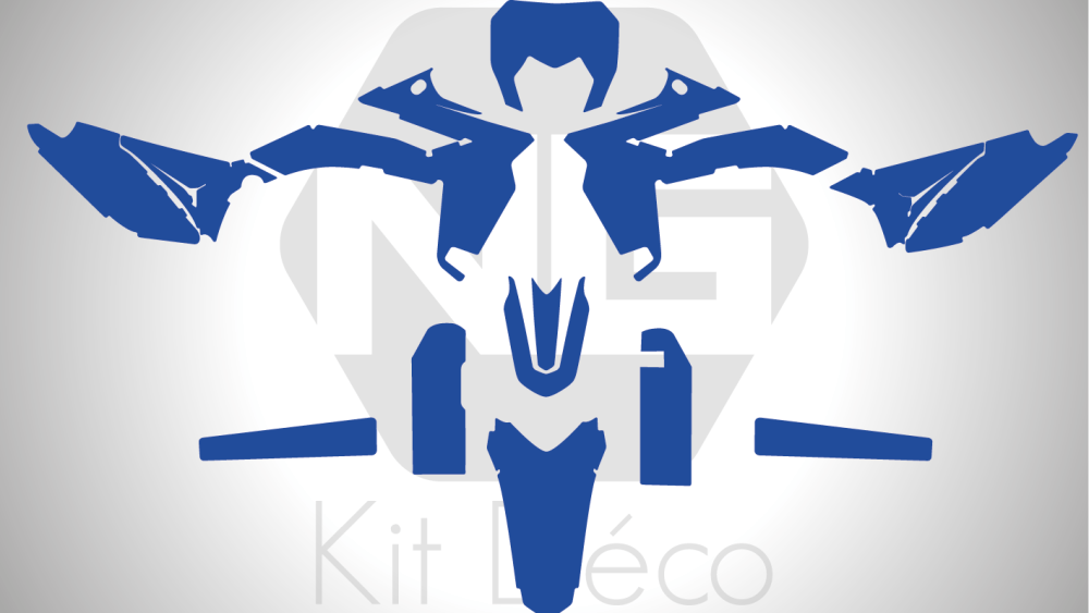 gabarit template sherco se sef 250 300 2012 2013 2014 2015 2016 enduro vector