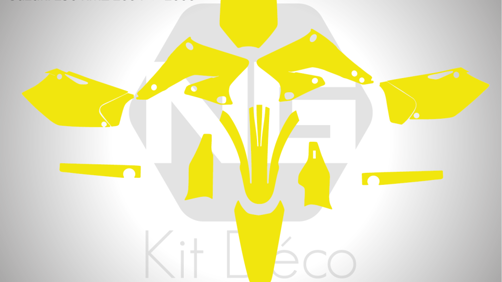 gabarit template suzuki 250 rmz 2004 2005 2006 polisport restyle motocross mx vector_Plan de travail 1