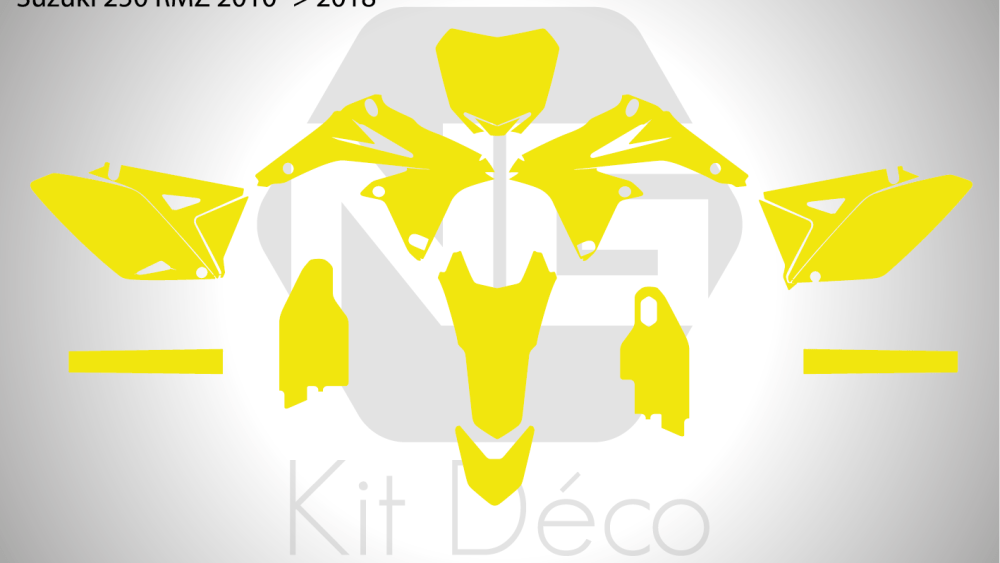 gabarit template suzuki 250 rmz 2010 2011 2012 2013 2014 2015 2016 2017 2018 polisport restyle motocross mx vector_Plan de travail 1