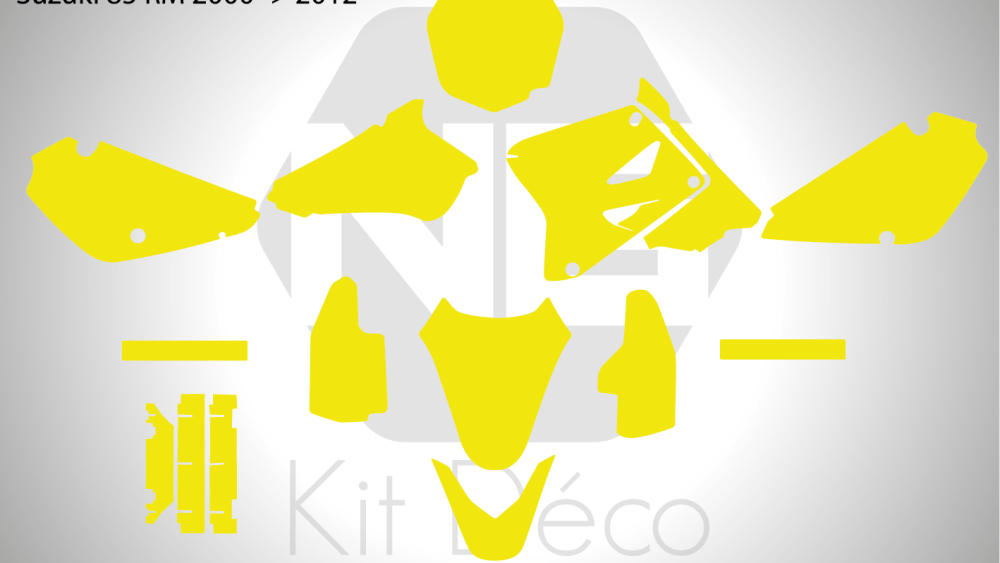 Gabarit / Template SUZUKI 85 RM 2000 -> 2012