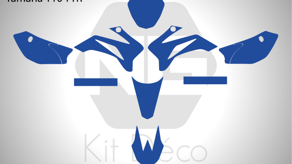 gabarit template yamaha 110 ttr motocross mx vector