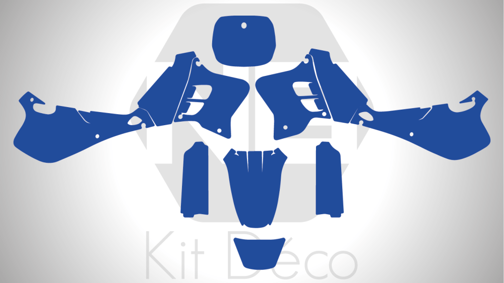 Gabarit / Template YAMAHA 125 / 250 YZ 1993 -> 1995