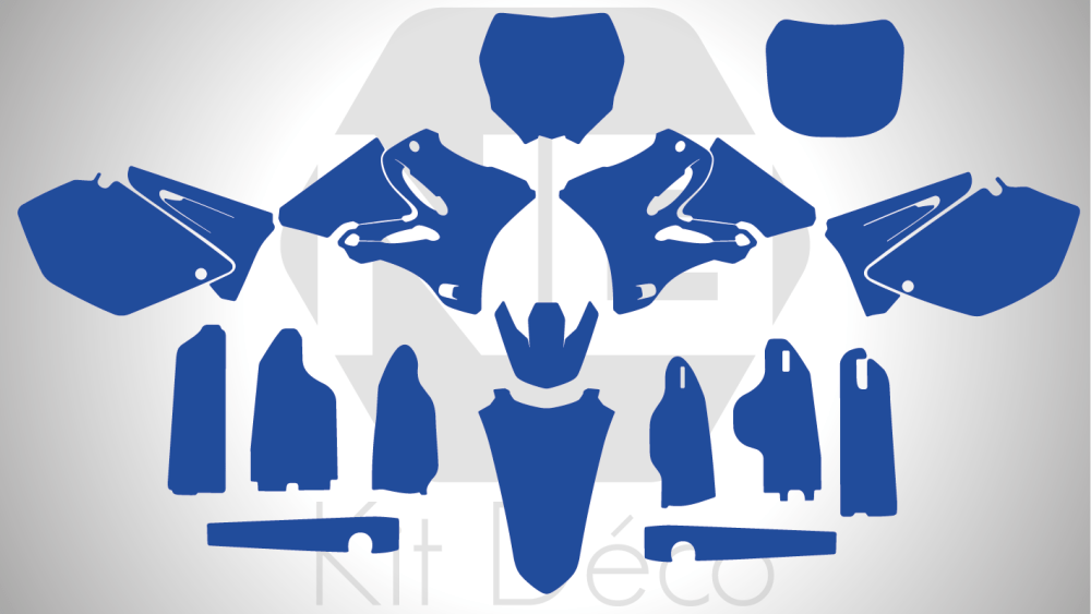 gabarit template yamaha 125 250 yz 2002 2003 2004 2005 2006 2007 2008 2009 2010 2011 2012 2013 2014 motocross mx vector