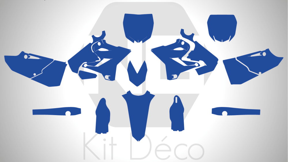 gabarit template yamaha 125 250 yz 2015 2016 2017 2018 2019 2020 2021 motocross mx vector