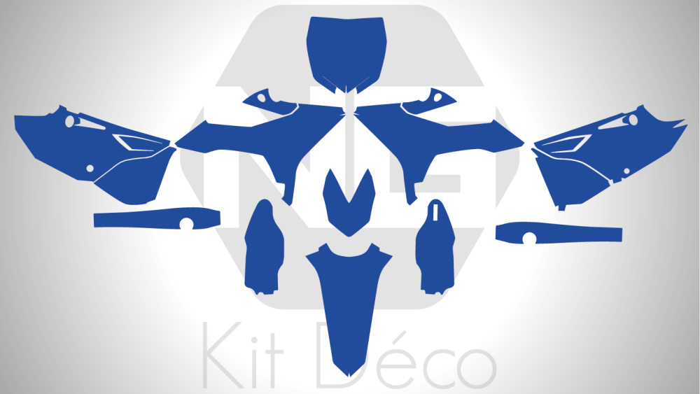 Gabarit / Template YAMAHA 125 / 250 YZ 2015 -> 2021 RACE TECH Révolution