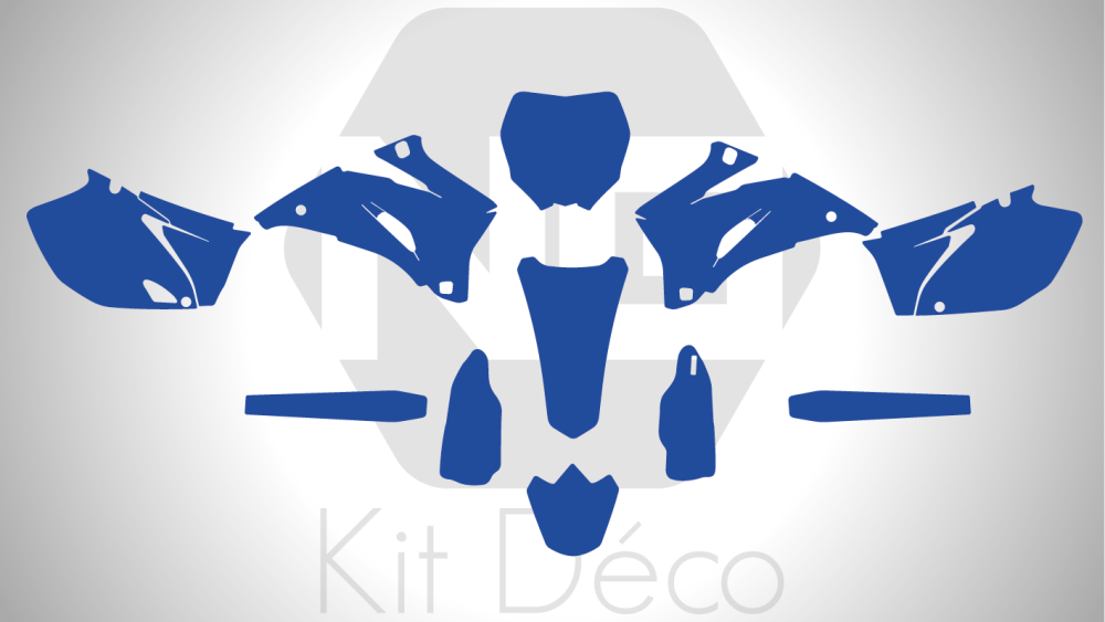 gabarit template yamaha 250 450 yzf 2006 2007 2008 2009 motocross mx vector