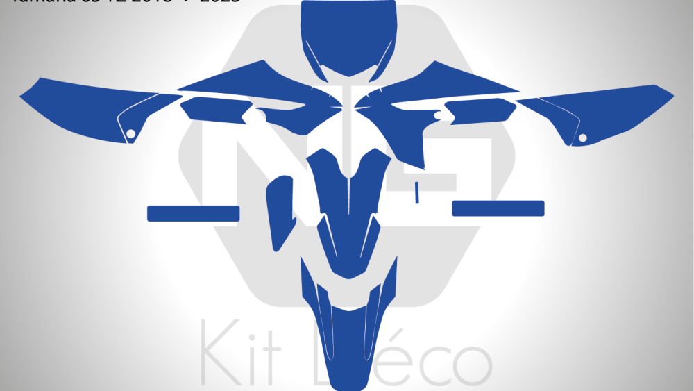 gabarit template yamaha 65 yz 2018 2019 2020 2021 2022 2023 motocross mx vector