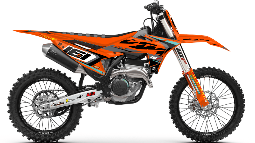 kit déco 50 65 85 125 150 250 300 350 450 sx sxf ktm 2025 2026 2027 motocross ng mint series mx decals graphics stickers autocollant adhesifs visuel