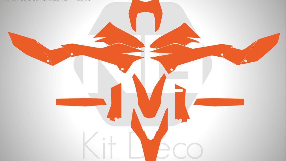 kit déco ktm 690 smc r 2012 2013 2014 2015 2016 2017 2018 enduro trail supermotard vector