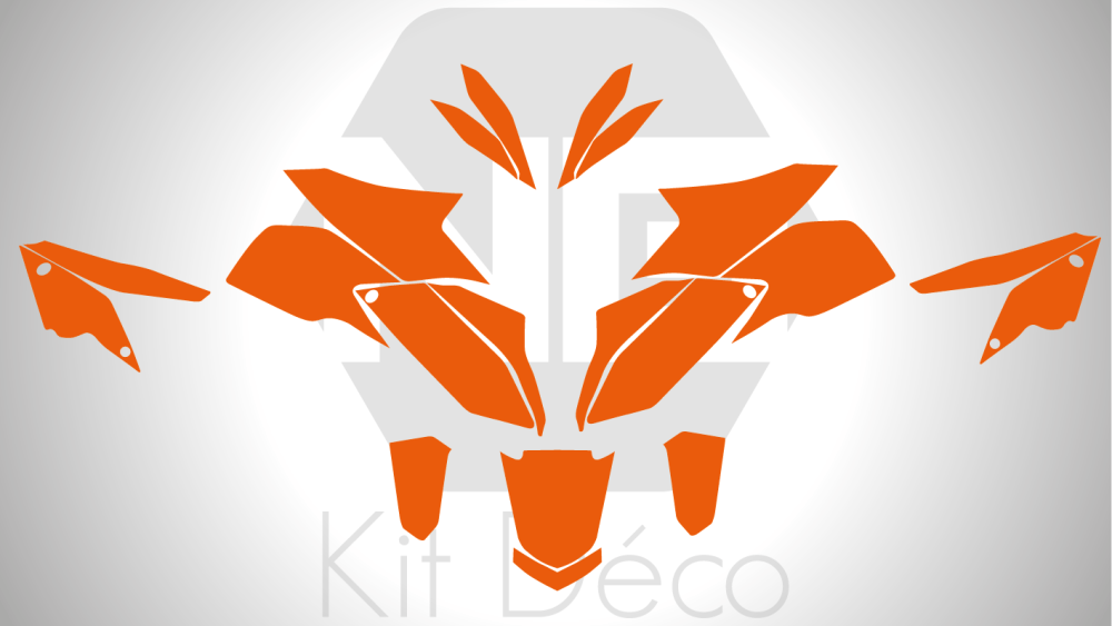 kit déco ktm super duke 1290 2013 2014 2015 2016 moto vector