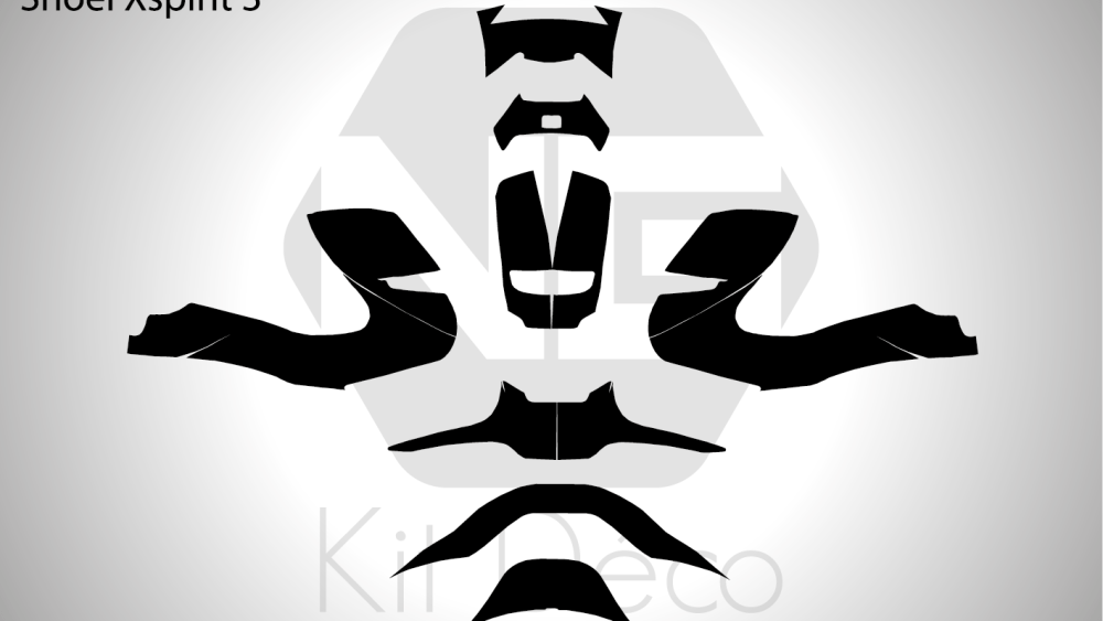 gabarit template casque helmet shoei xspirit 3 ng vectoriel fichier_Plan de travail 1