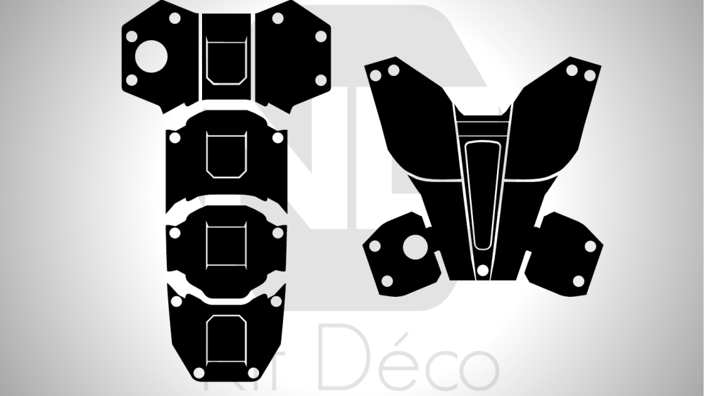 gabarit template gilet rxr bullet ng vectoriel fichier_Plan de travail 1