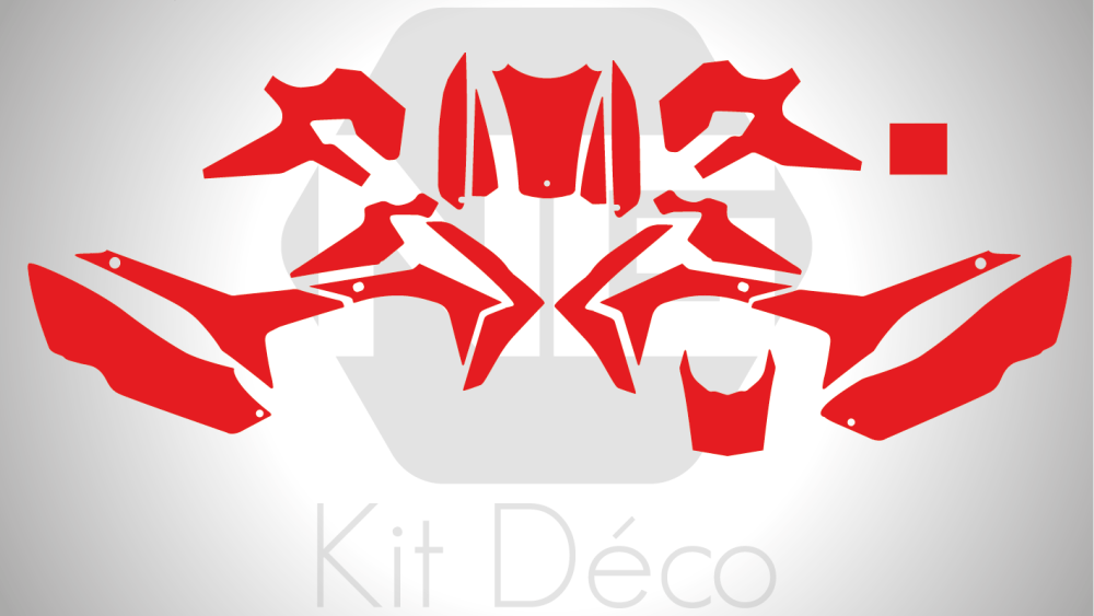 gabarit template honda 450 crqf 2016 2017 ng quad atv vectoriel_Plan de travail 1