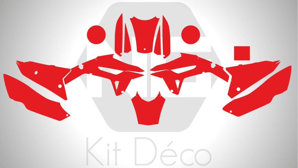 Gabarit / Template Honda 450 CRQF 2021 -> 2023